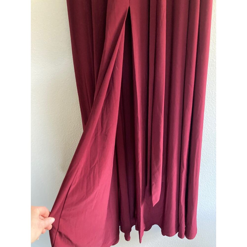 BHLDN Dress Mendoza Maxi Red Burgundy Women 14‎ Formal Wedding Holiday Modest - Picture 10 of 15